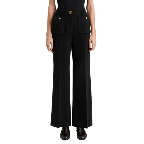 Veronika Maine Stretch Crepe Flared Pant